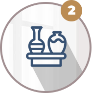 Virtual staging icon, number 2