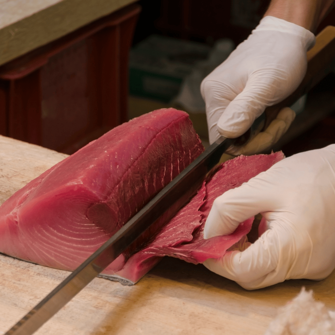 Tuna Cutting Show and Celebration