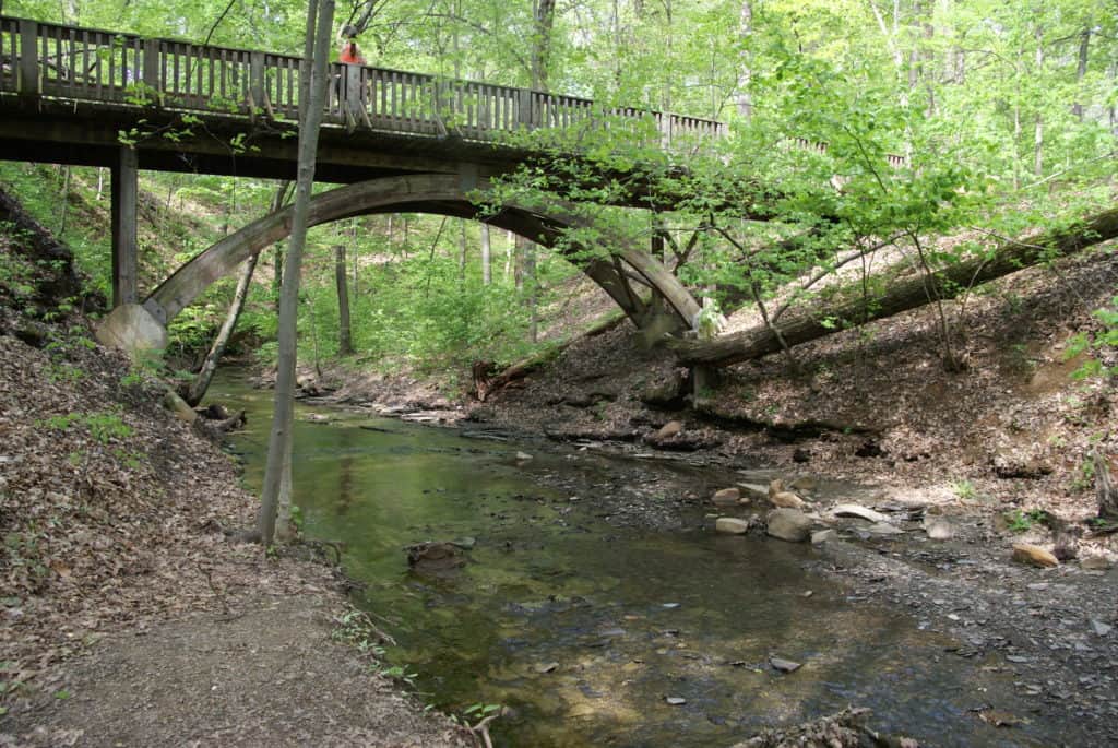 metro park bridge at Highbanks Lewis Center