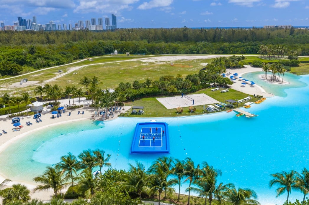 SoLé Mia Debuts Largest Floating Pickleball Court in North Miami