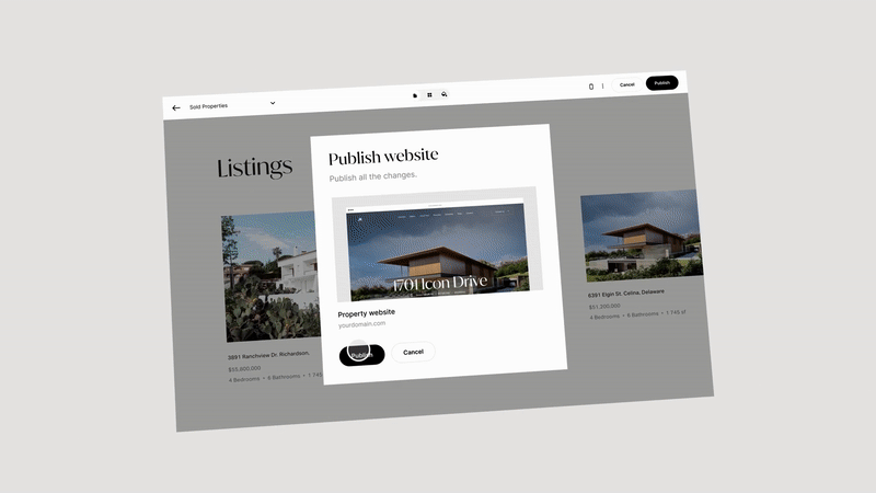 One Click Property Sites