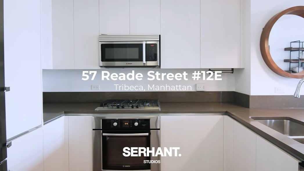 INSIDE a SLEEK TRIBECA NYC HIGH-RISE w STUNNING VIEWS | 57 Reade Street, 12E