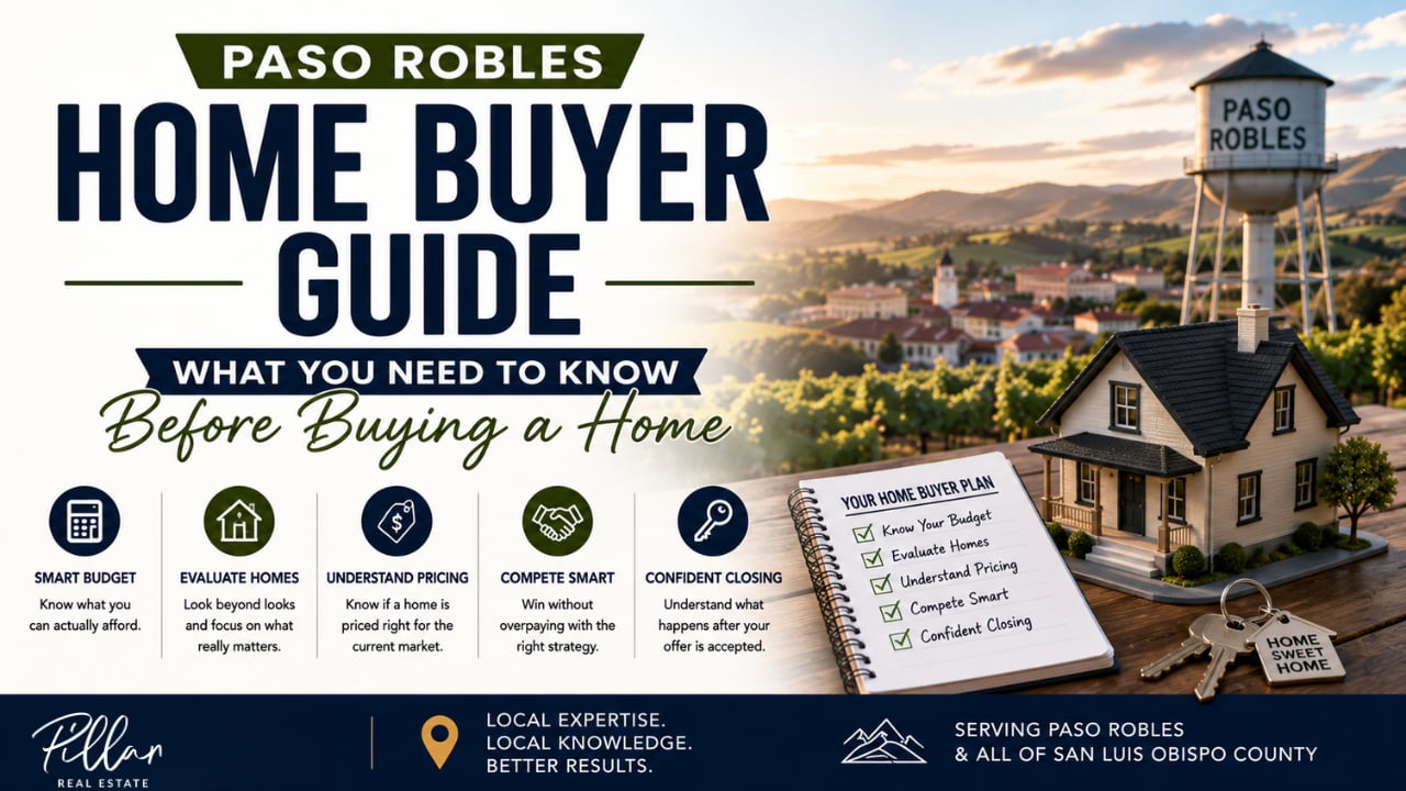 Paso Robles Home Buyer Guide: What You Need to Know Before Buying a Home