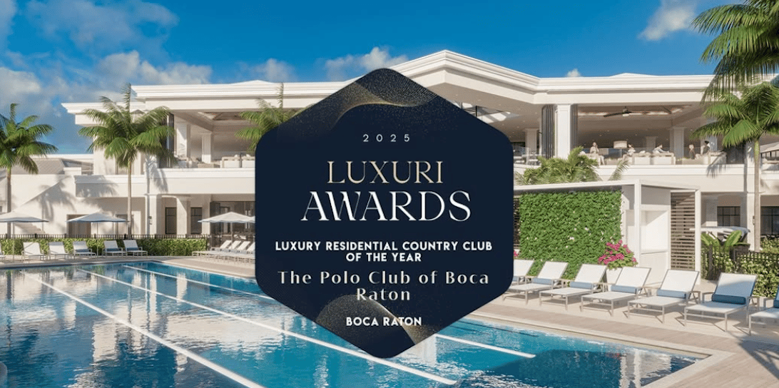 The Polo Club Wins Prestigious Luxuri Award for “Luxury Residential Country Club of the Year”