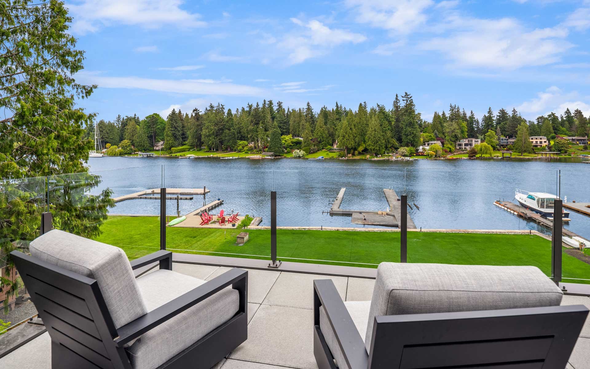 Gated Medina Waterfront Estate by Saad Custom Homes