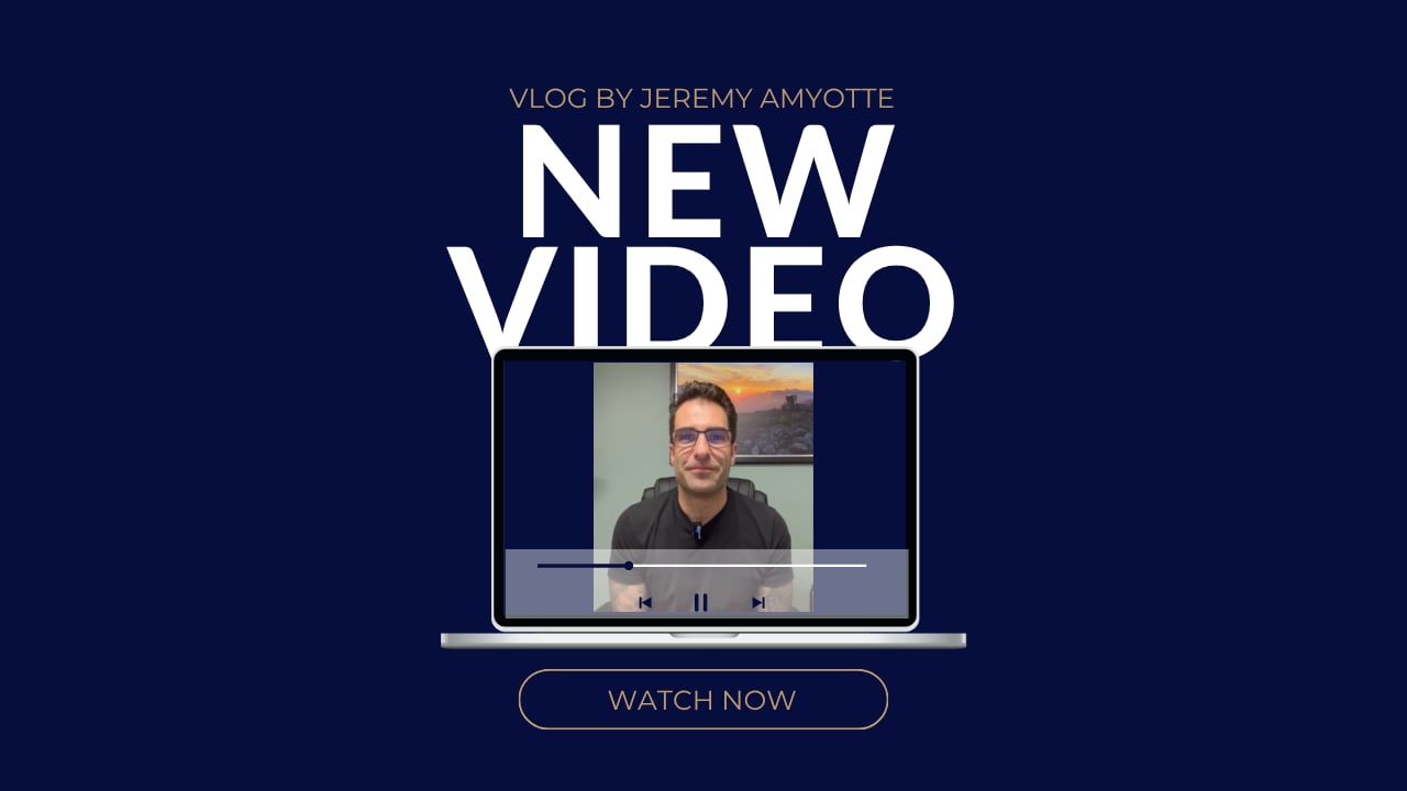 Jeremy Amyotte’s new video vlog; watch now.
