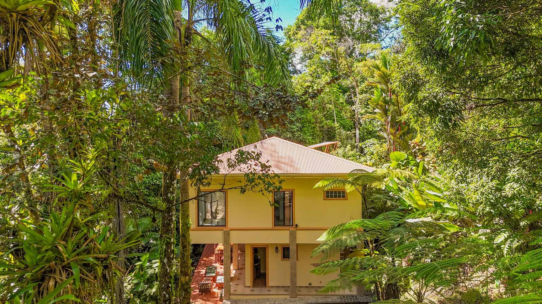 3 Bedroom Rainforest Home in Ojochal With River & Waterfall | 3.5 Acres Private