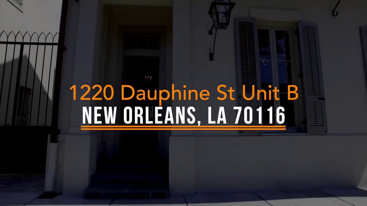 New Orleans Luxury Real Estate- 1220 Dauphine Street B, New Orleans