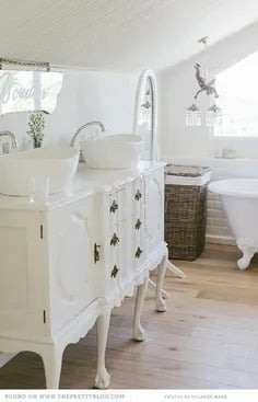 Repurposed Bathroom Vanity