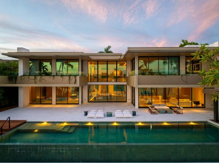 Waterfront Estate on Hibiscus Island Sells For $51.5 Million Setting New Record on Miami Beach's Palm and Hibiscus Island