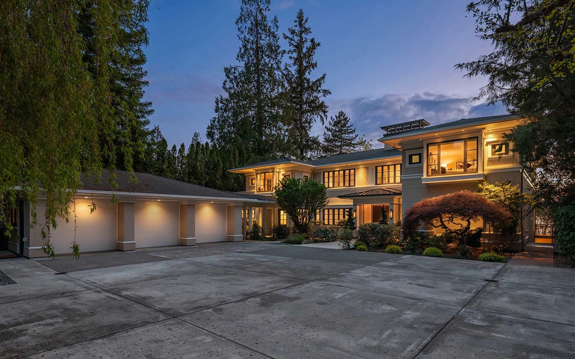 Timeless West-Facing Waterfront Estate on Treasured Hunts Point
