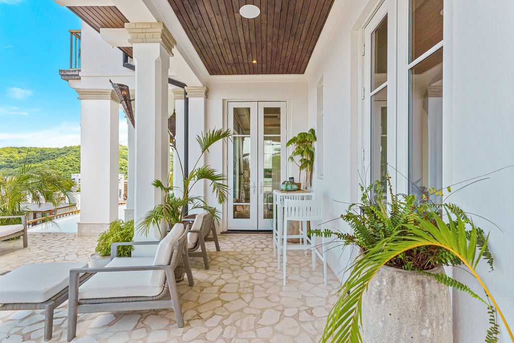Villa Santorini | Four-level Oceanview Estate Nestled in the Hillside of Las Catalinas—Costa Rica’s Premier Car-free Beach Town.