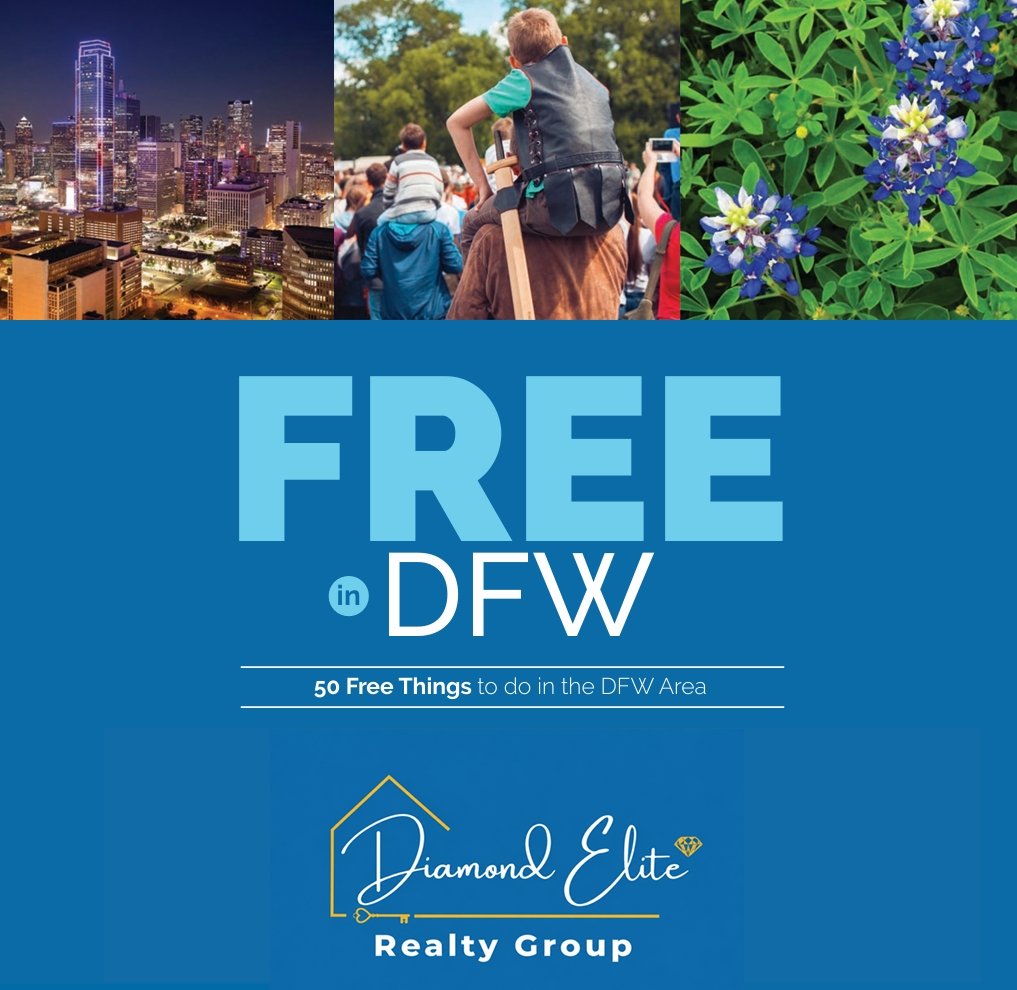 Free DFW guide flyer from Diamond Elite Realty Group