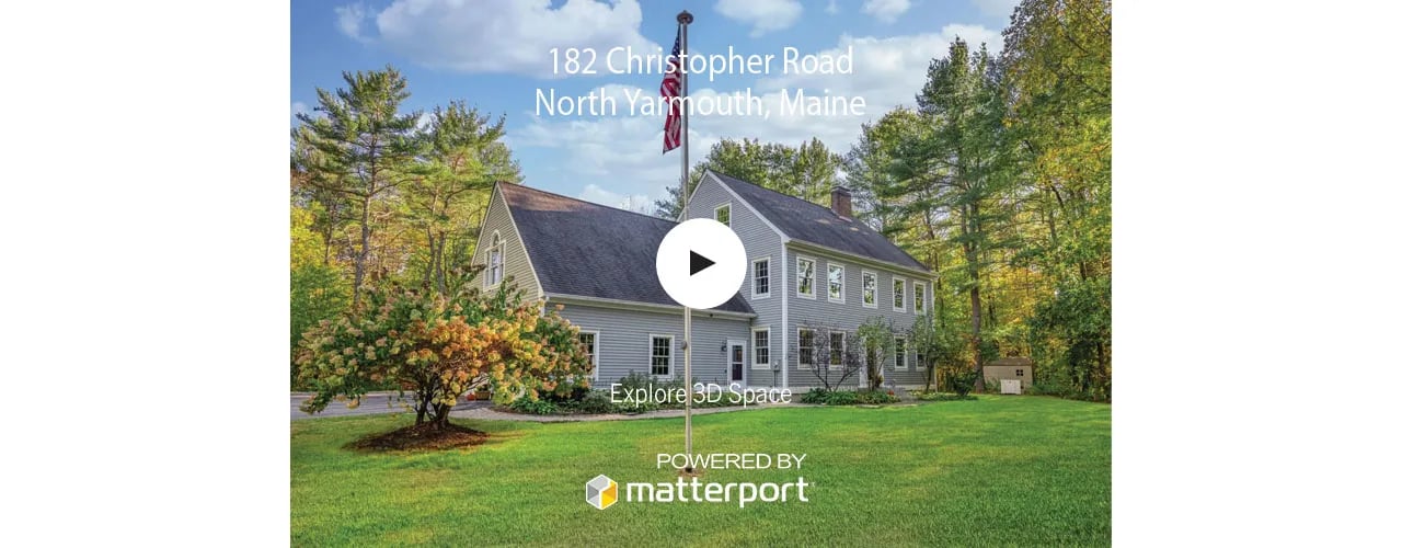 Virtual Open House – 182 Christopher Road, North Yarmouth, Maine