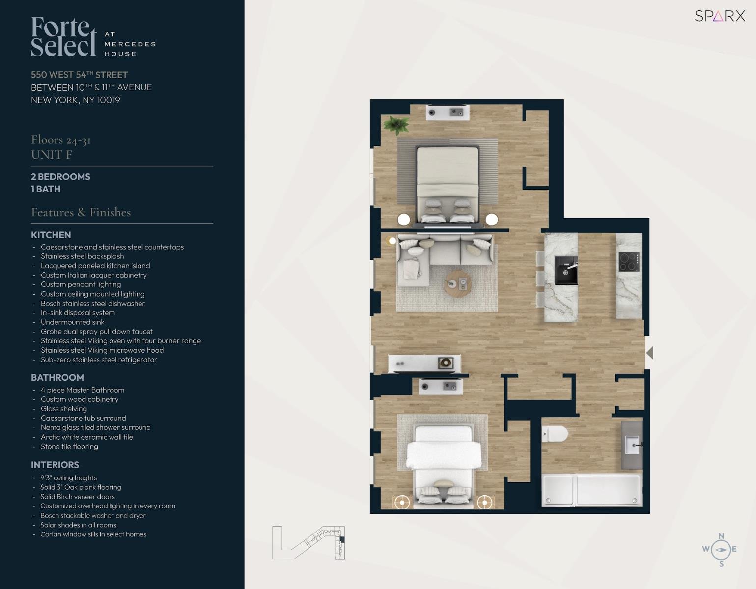 554 West 54th Street, Apt 26-F