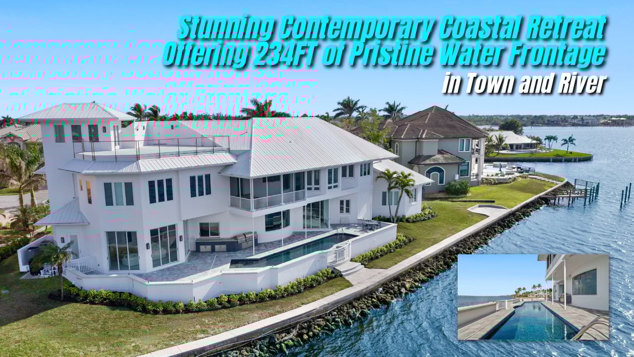Luxurious Waterfront Estate in Southwest Florida | 234 Ft of Pristine Gulf Access!