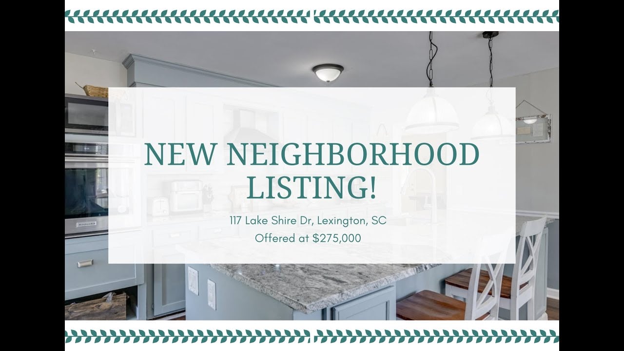 NEW LISTING! 117 Lake Shire Dr, Lexington SC