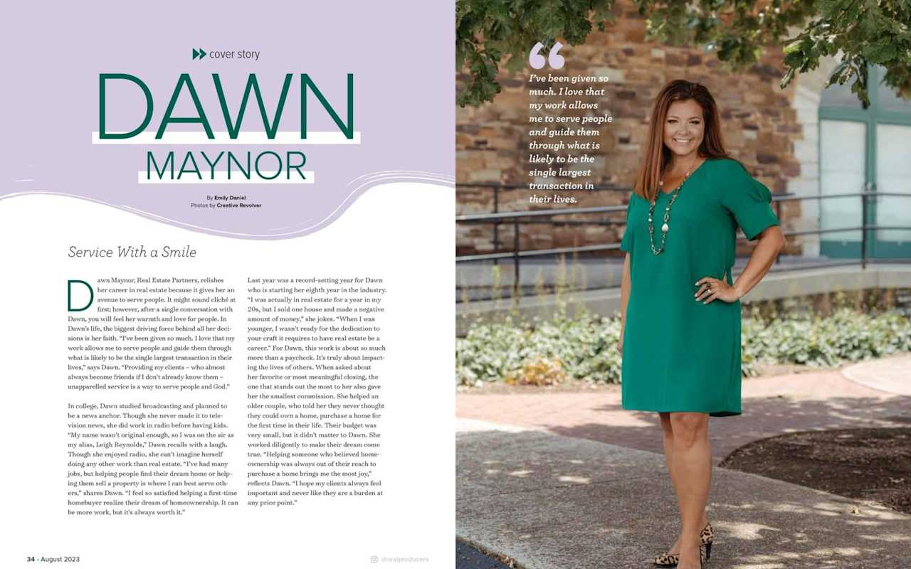 Dawn Maynor: Chattanooga Real Producer’s August 2023 Cover Story