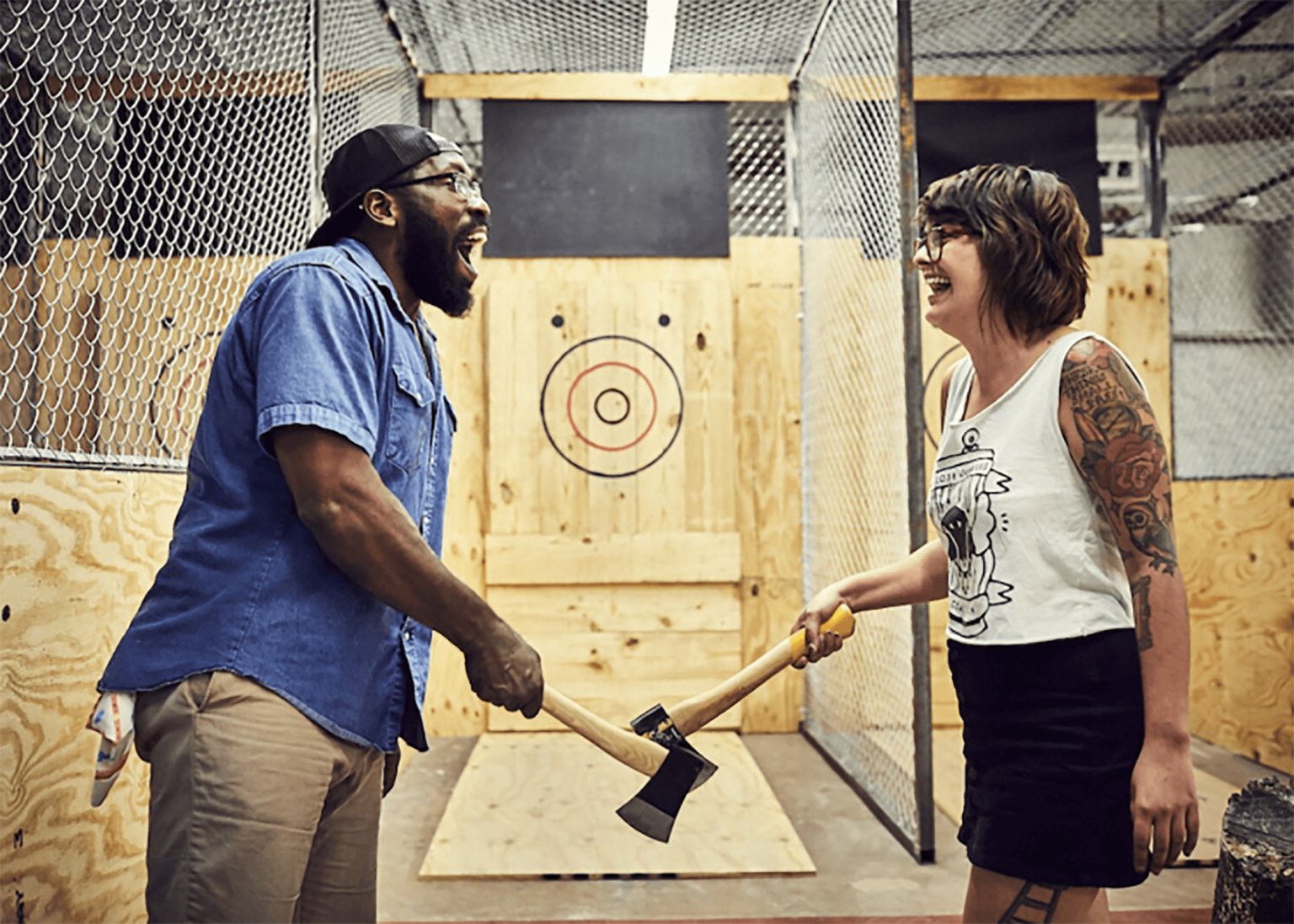 Guest houses with green lawn