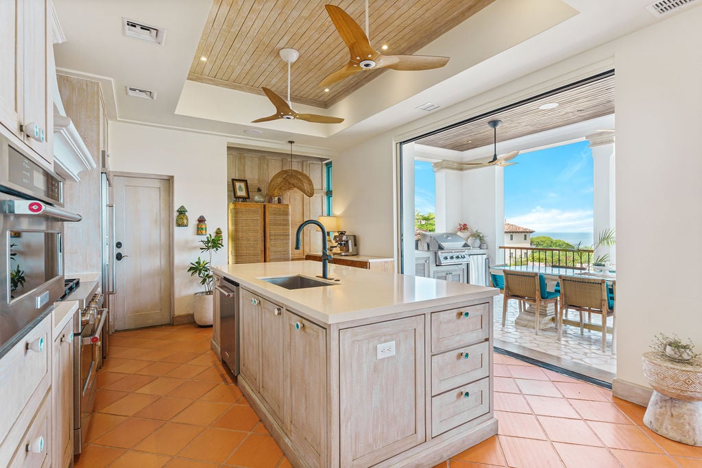 Villa Santorini | Four-level Oceanview Estate Nestled in the Hillside of Las Catalinas—Costa Rica’s Premier Car-free Beach Town.