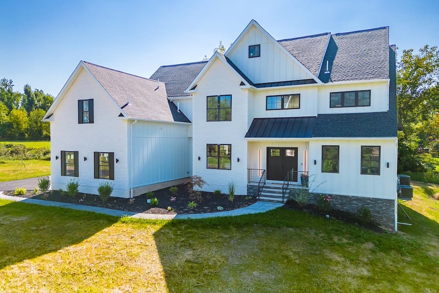 On the Market: New Construction Modern Colonial Farmhouse in Ambler