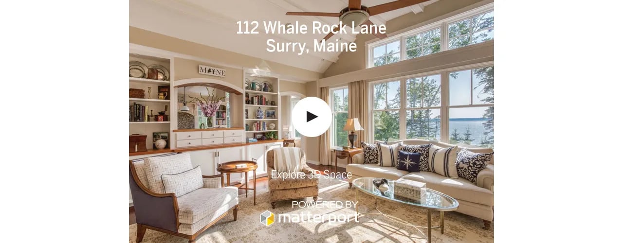 Virtual Open House – 112 Whale Rock Lane, Surry, Maine