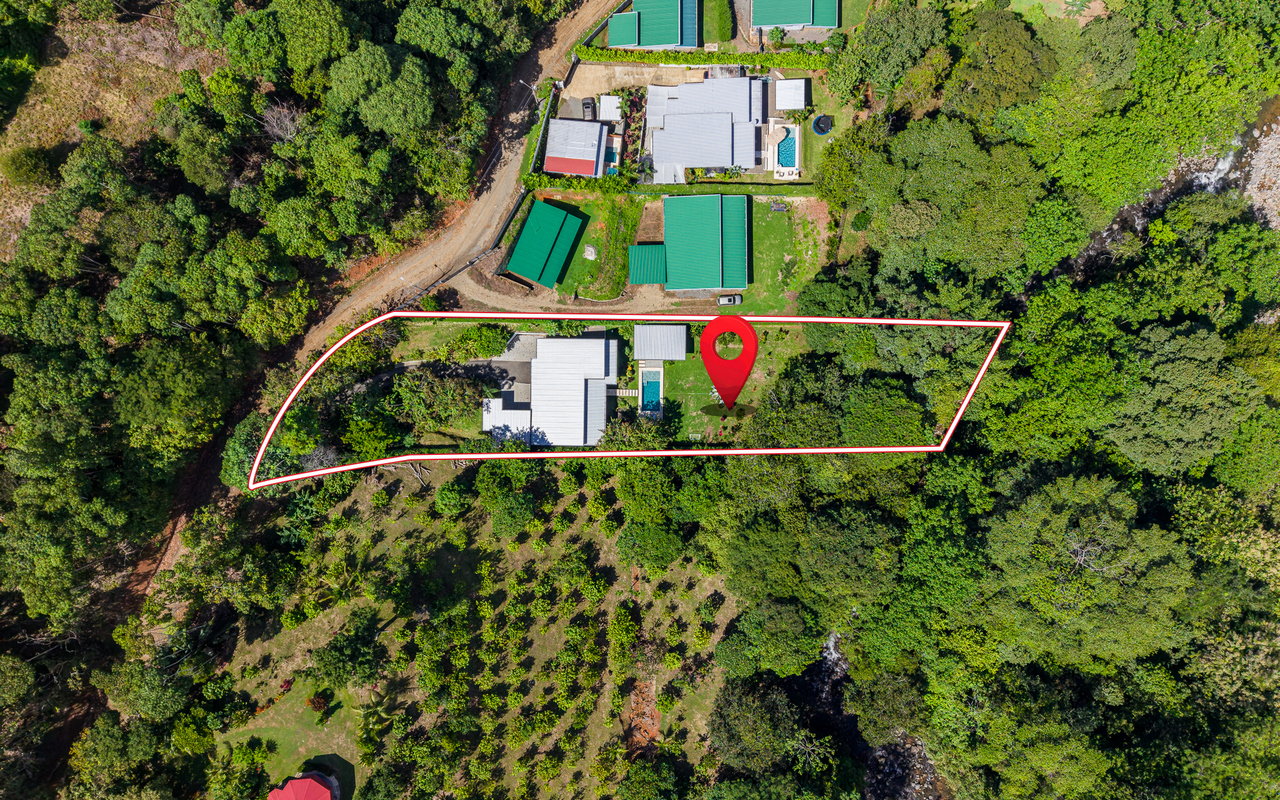 Unique Riverfront Home With Prime Location in Uvita