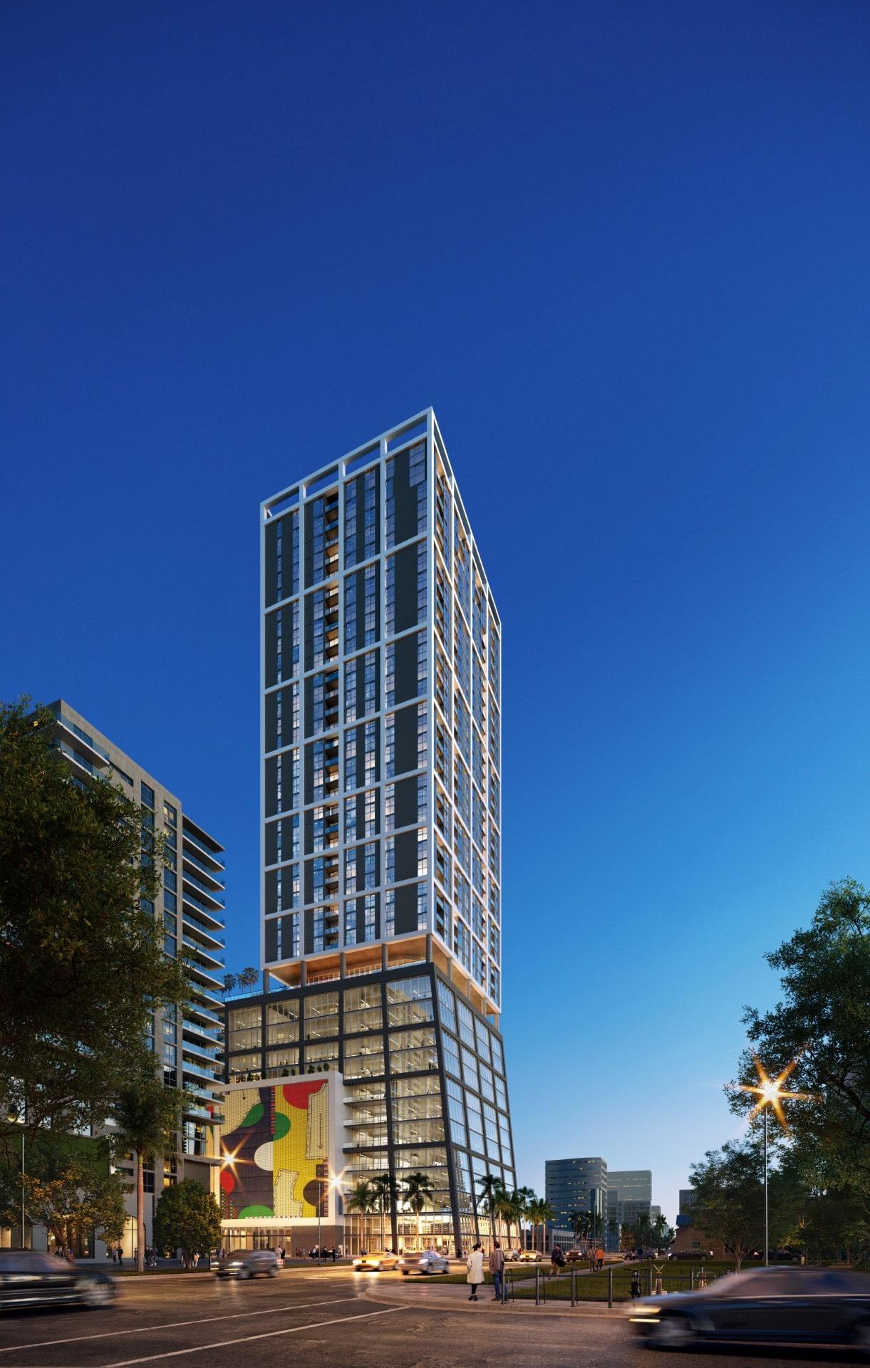 August 2025 | 41-Story Edgewater Tower Nears Topping Off in Just Weeks