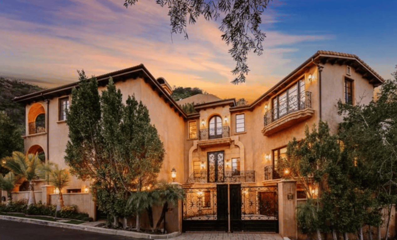 Gated Beverly Hills villa