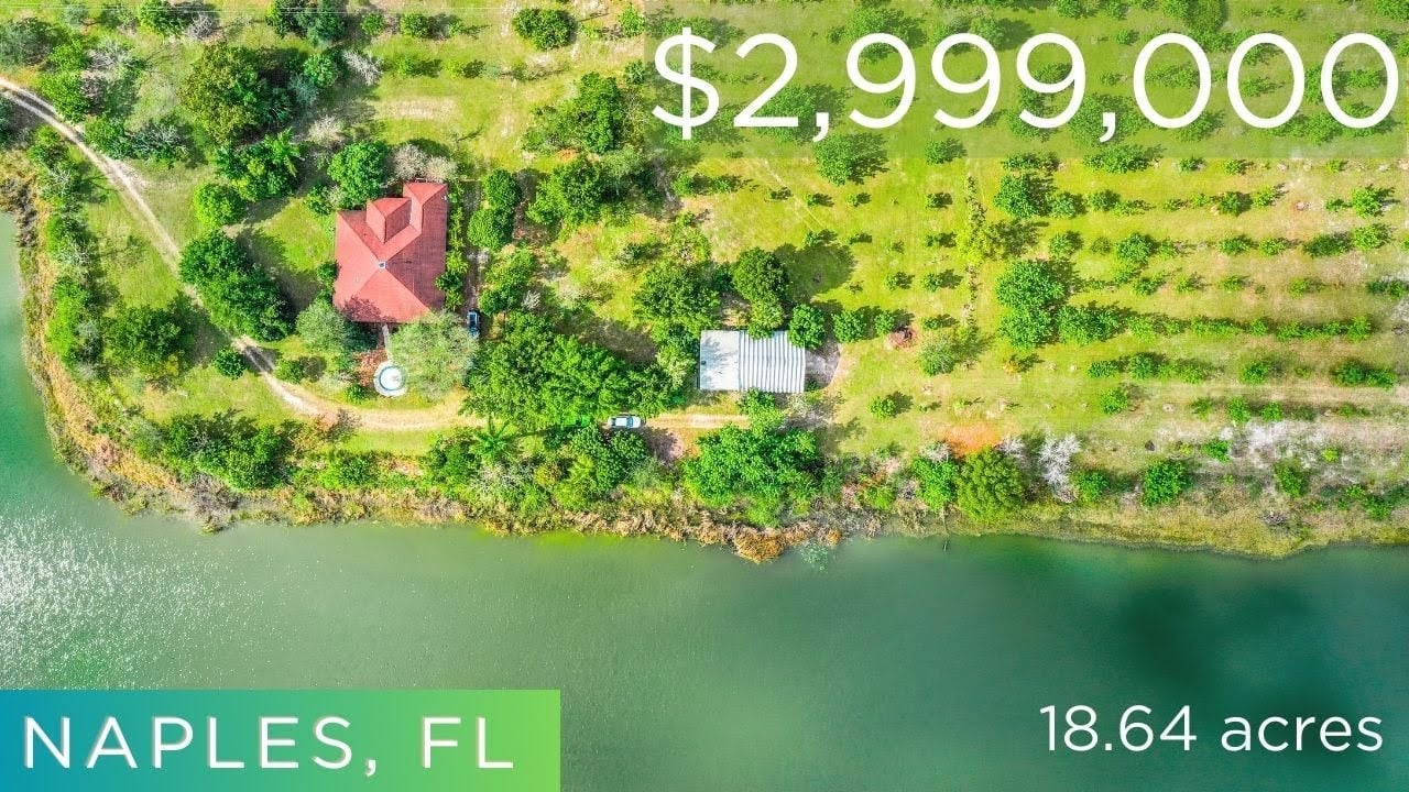 One of a Kind 18.64 Acre Property In Naples, Florida | You Just Found Your Dream Home