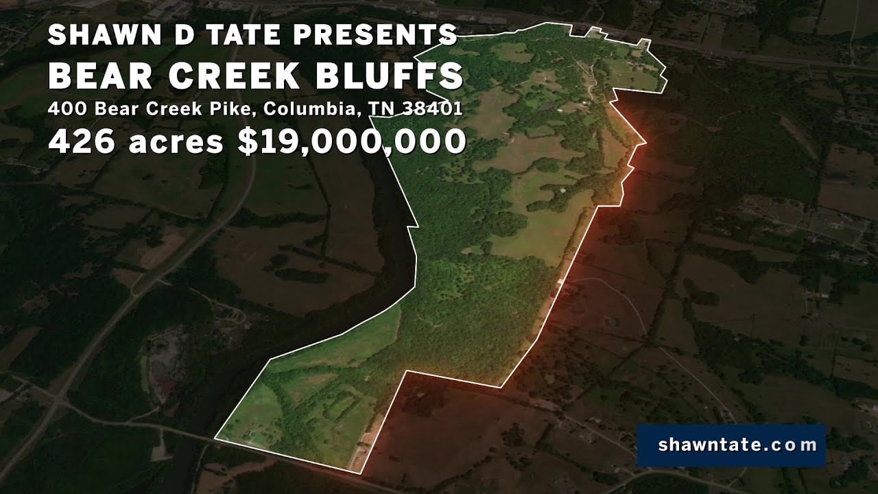 426 Acre Bear Creek Bluffs In Columbia