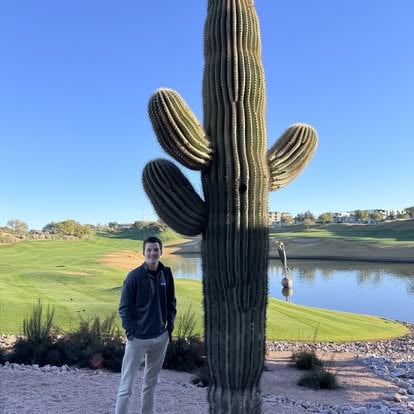 Aaron exploring Arizona