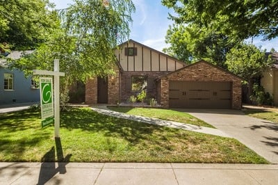 Just Listed! Land Park Brick Tudor on Great Street! 2622 14th Street