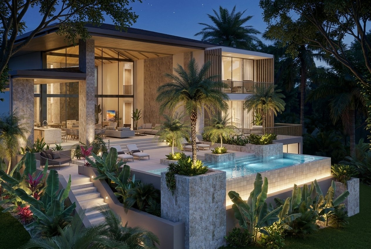Villa Akari | Contemporary Golf Course Home in Reserva Conchal