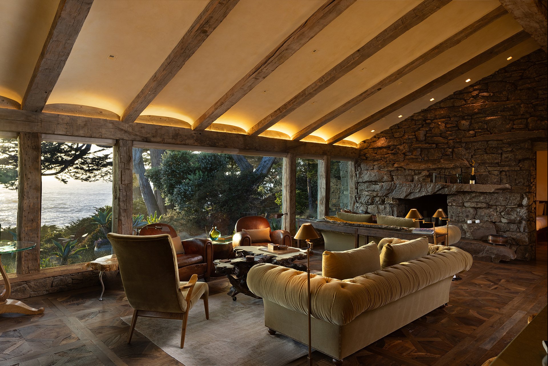 Carmel Highlands Rustic Elegance