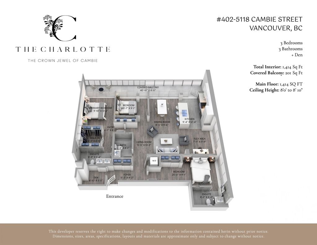 5118 Cambie St, #402