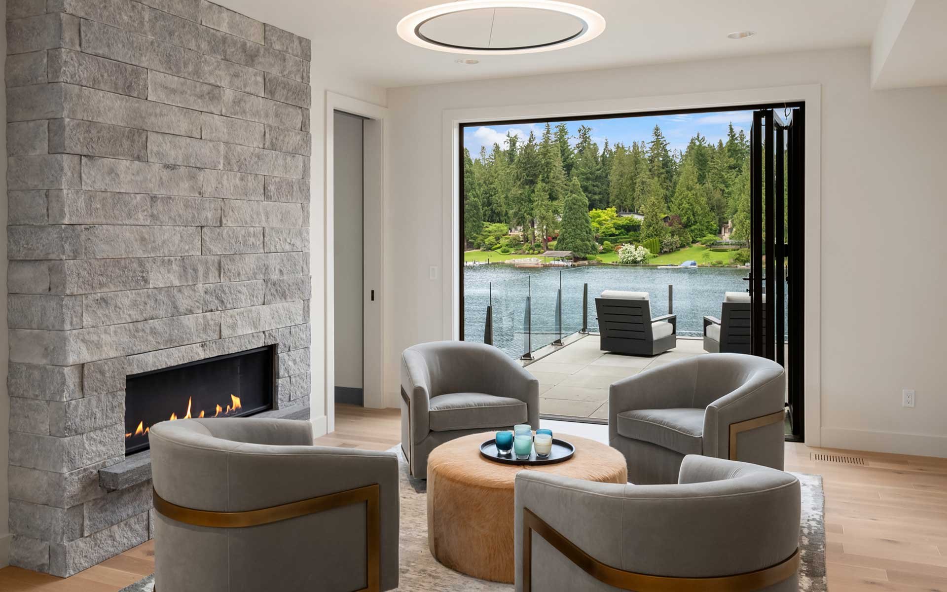 Gated Medina Waterfront Estate by Saad Custom Homes