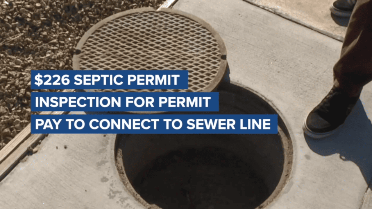 The battle over septic continues, residents concerned over high cost