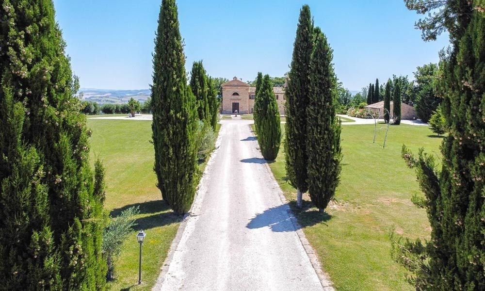Monastery Near Treia With Golf Course And Pool