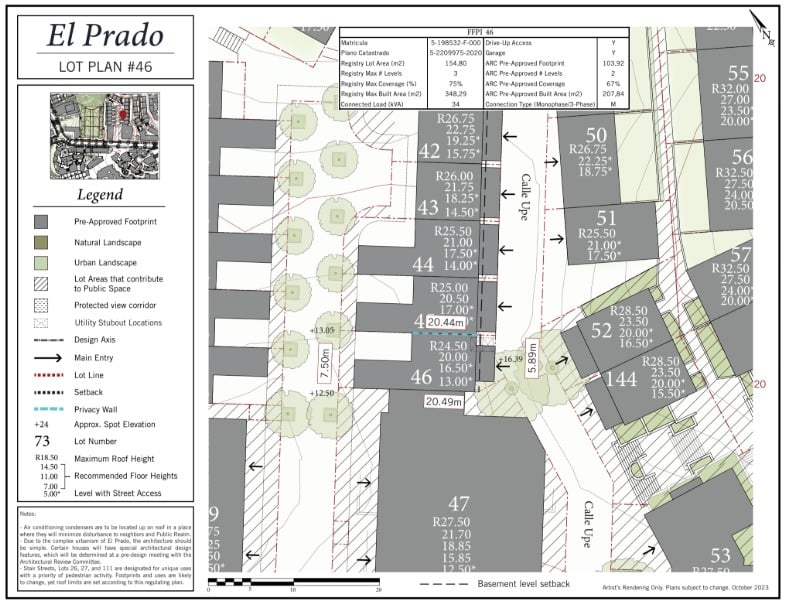 El Prado Lot #46 | Prime Lot on Calle Upe Just Minutes from Playa Danta & Parque Central