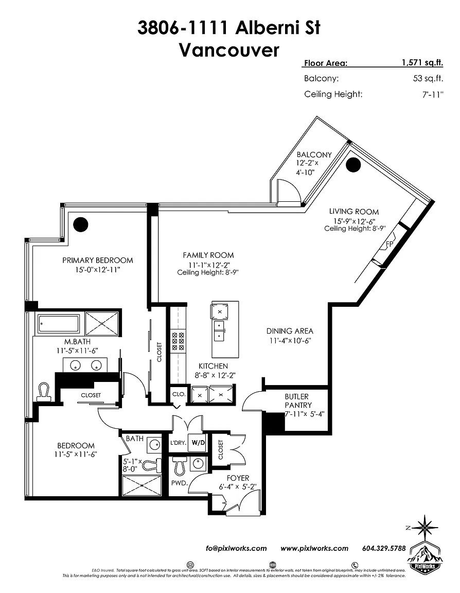 1111 Alberni St, #3806