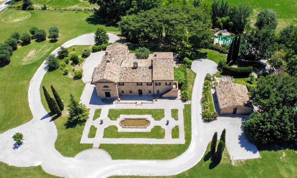 Monastery Near Treia With Golf Course And Pool