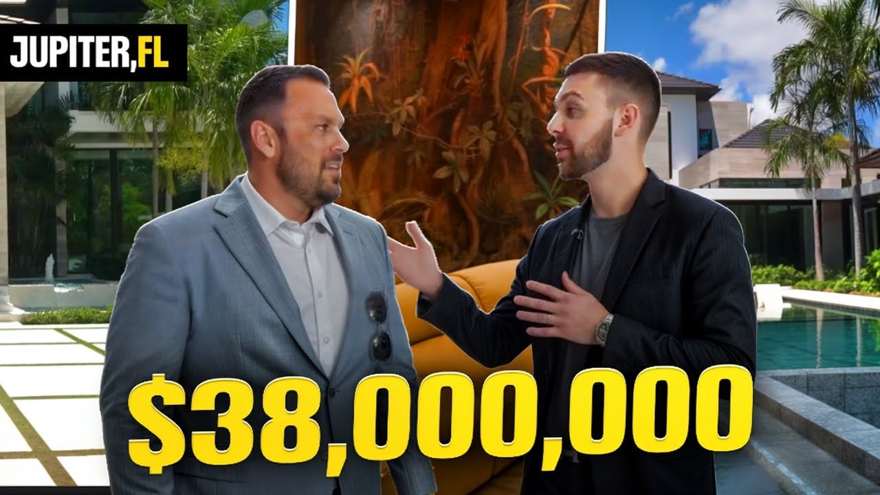 Inside a $38,000,000 Mansion I Jupiter, Florida Luxury Tour