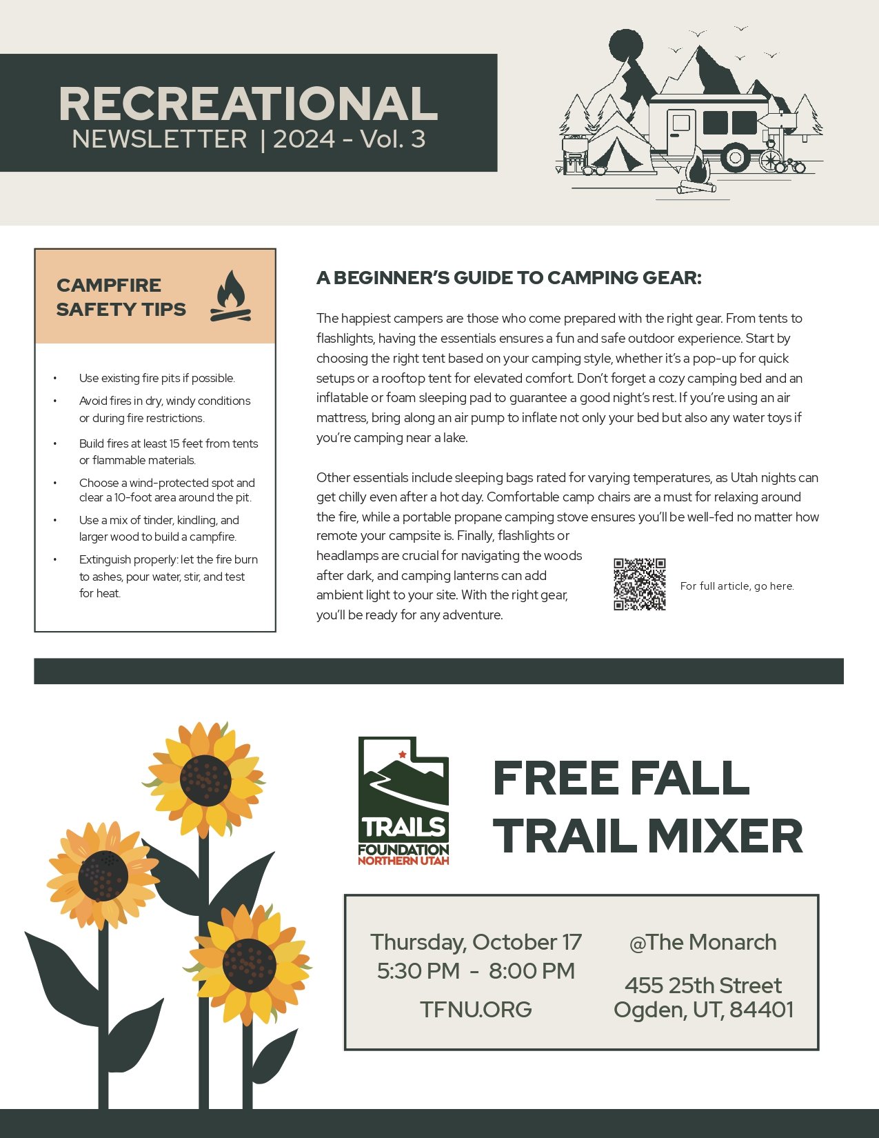 September - Recreational Newsletter | 2024 - Vol. 3