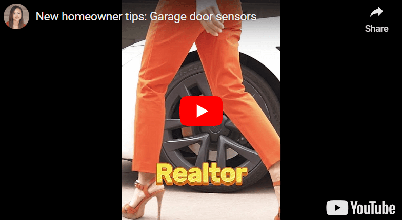 New homeowner tips: Garage door sensors