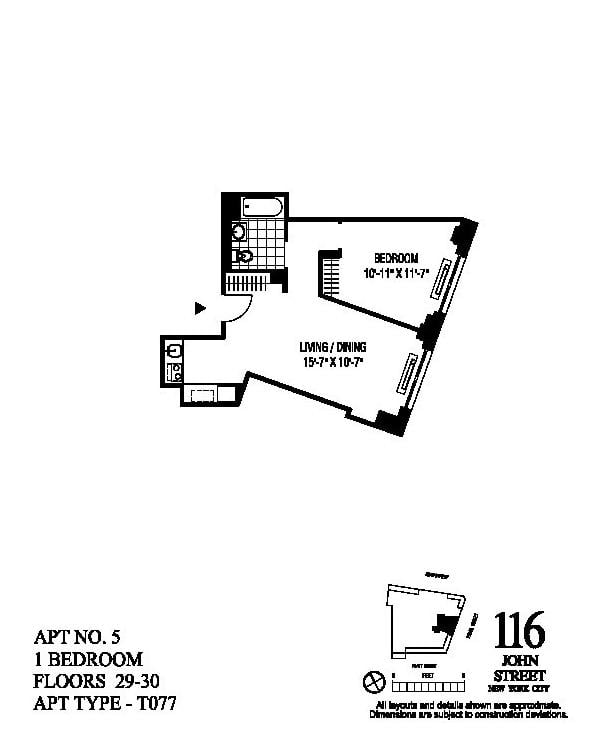 116 John Street, Apt 2905