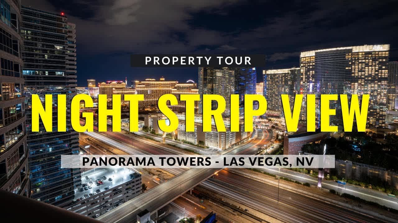 JAW-DROPPING Views from Panorama Towers Las Vegas Luxury High Rise Condos