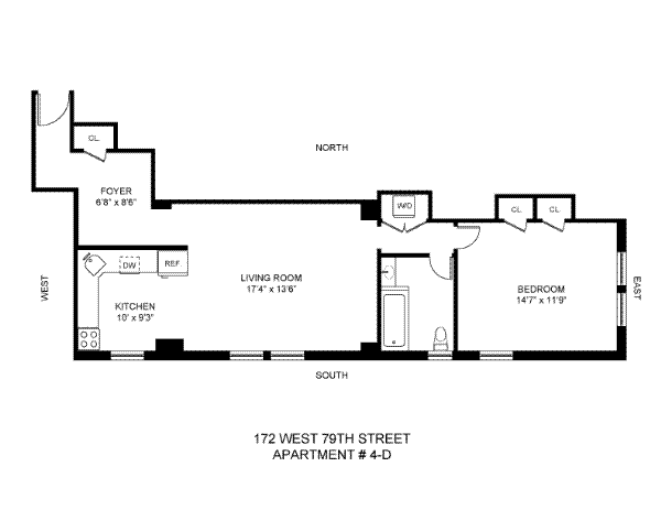 172 West 79th Street Unit: 4D
