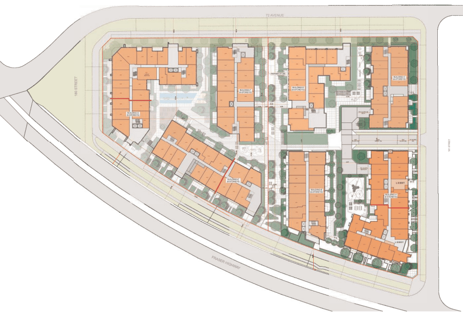 South Surrey-based Zenterra Developments submits plans for its 713-unit master-planned community in Surrey's upcoming transit-oriented West Clayton neighbourhood