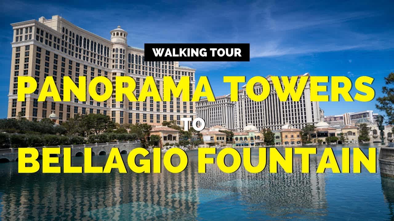 Exploring Las Vegas: Walking from Panorama Towers to Bellagio Fountain | Steve Gonzalez